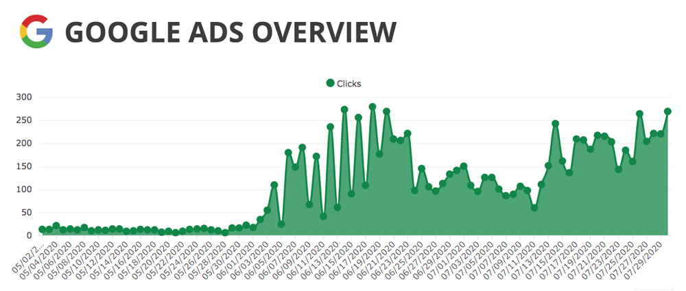 Beyond Spots & Dots Dashbaord Google